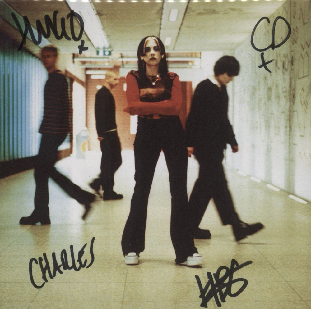 Pale Waves Who Am I? - Green Vinyl + Fully Signed Insert UK vinyl LP album (LP record)