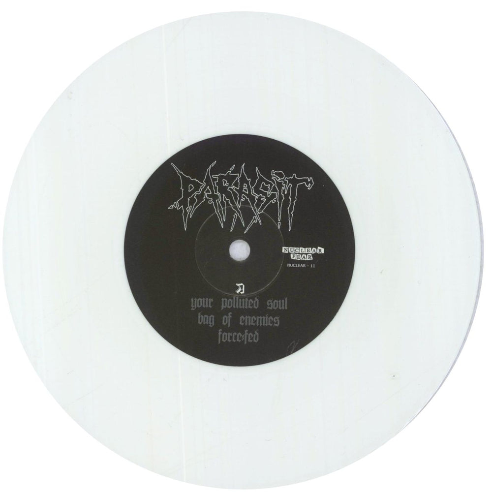 Parasit Bag Of Enemies - White Vinyl Spanish 7" vinyl single (7 inch record / 45) 7E907BA838704