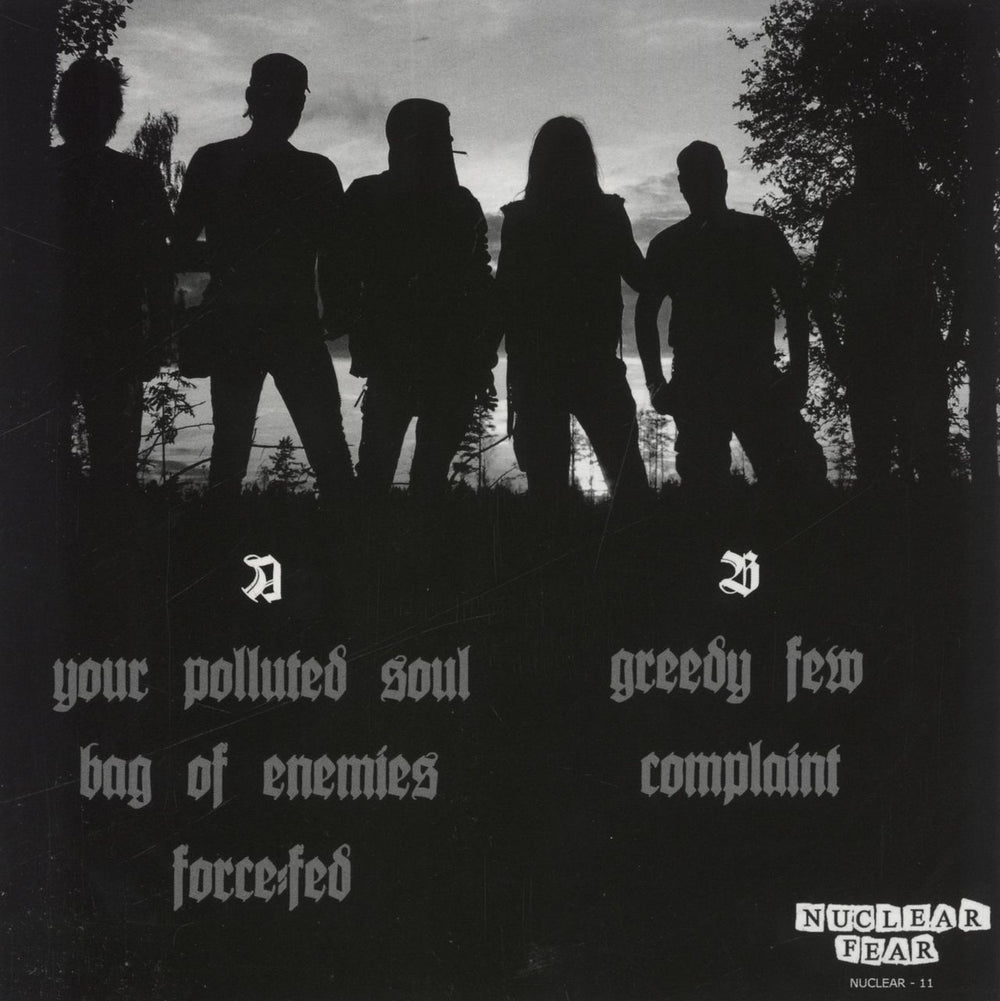 Parasit Bag Of Enemies - White Vinyl Spanish 7" vinyl single (7 inch record / 45)