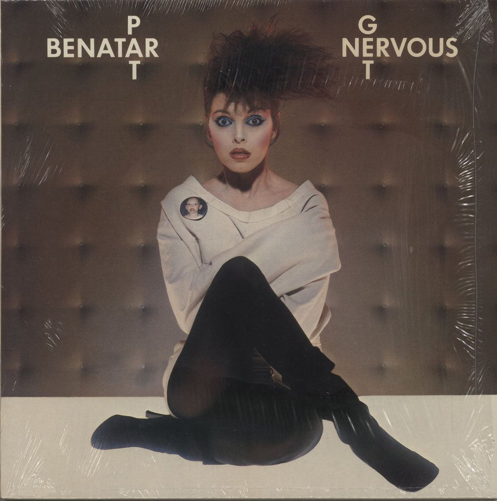 Pat Benatar Get Nervous - Shrink UK vinyl LP album (LP record) CHR1396