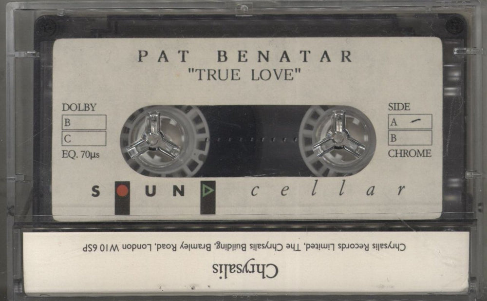 Pat Benatar True Love UK Promo cassette album
