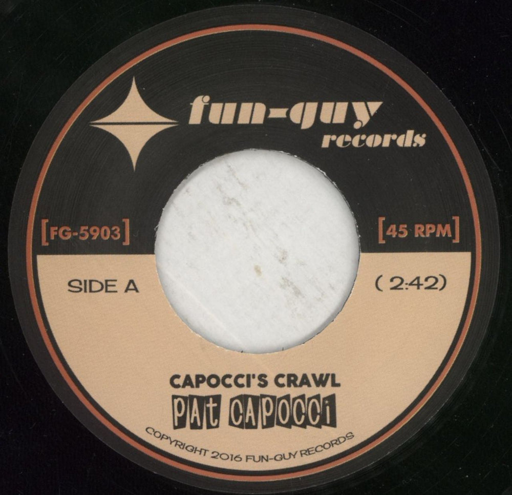 Pat Capocci Capocci's Crawl US 7" vinyl single (7 inch record / 45) 8C707CA851838