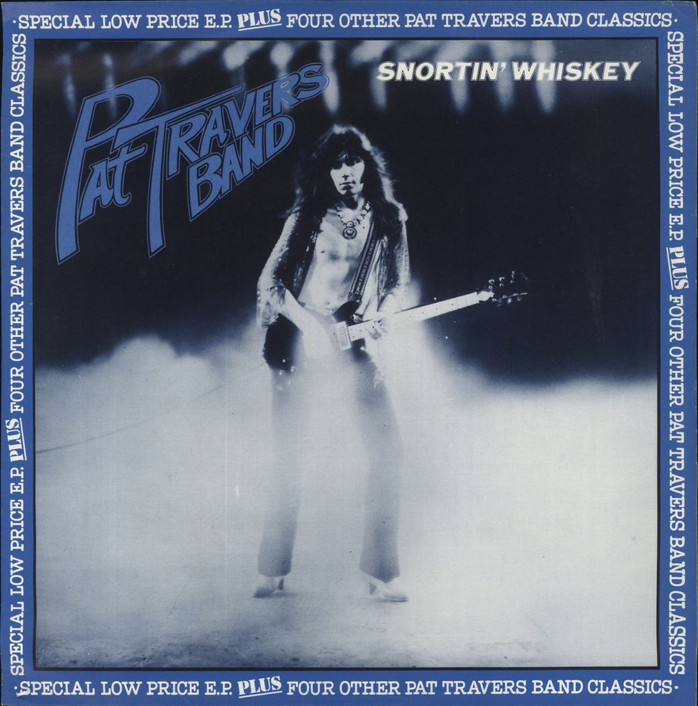 Pat Travers Snortin' Whiskey UK 12" vinyl single (12 inch record / Maxi-single) POSPX164