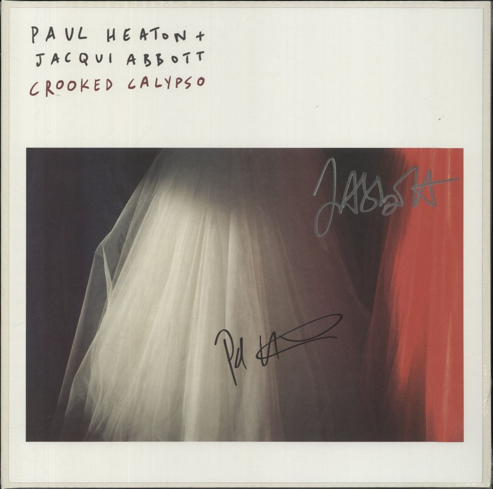 Paul Heaton + Jacqui Abbott Crooked Calypso - Sealed - Autographed UK vinyl LP album (LP record) V3185