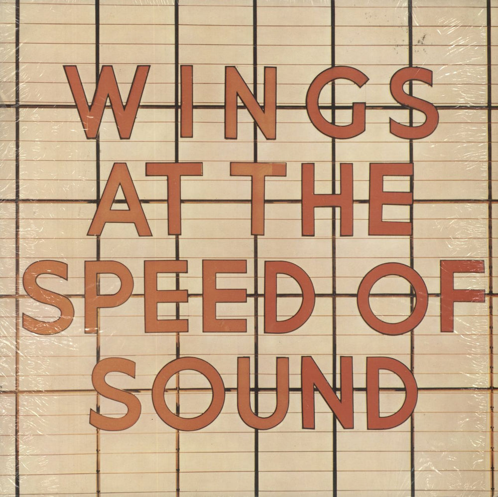 Paul McCartney and Wings At The Speed Of Sound - Open Shrink UK vinyl LP album (LP record) PAS10010