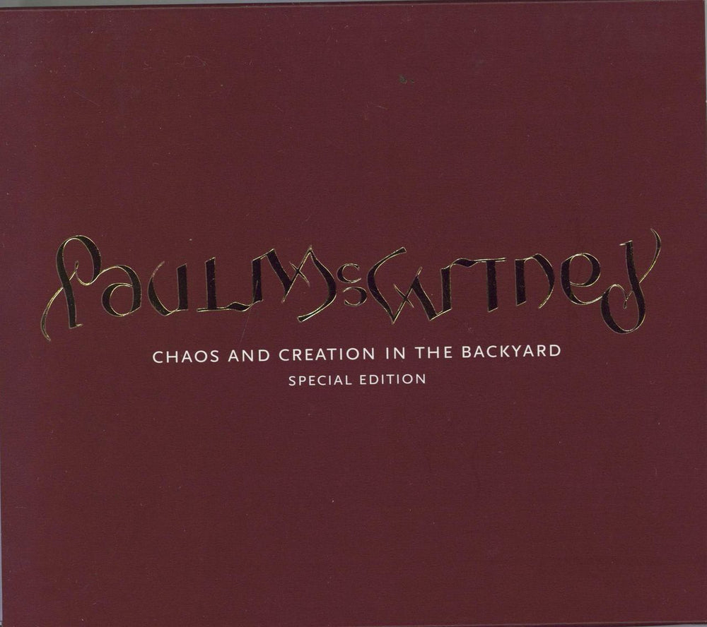 Paul McCartney and Wings Chaos And Creation In The Backyard UK 2-disc CD/DVD set 3379612