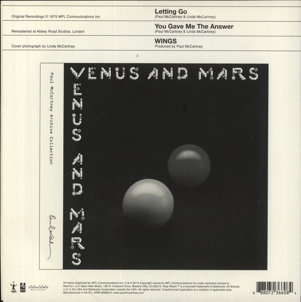Paul McCartney and Wings Letting Go - RSD BF14 - EX UK 7" vinyl single (7 inch record / 45) 888072366084