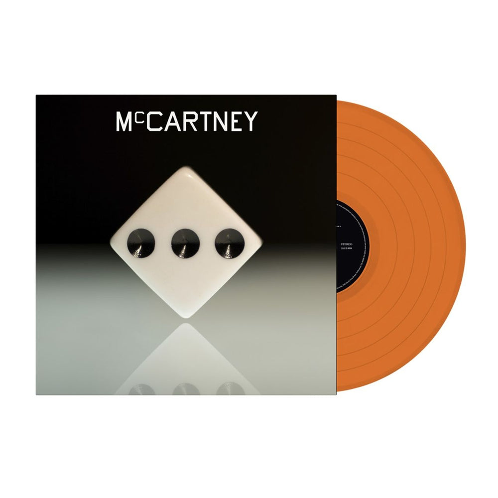 Paul McCartney and Wings McCartney III - 180g Orange Vinyl UK vinyl LP album (LP record) MCCLPMC758997