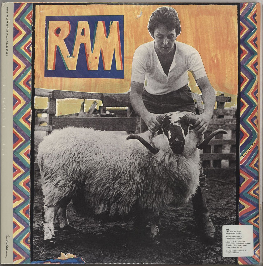 Paul McCartney and Wings Ram: Remastered - 180gm Vinyl - Sealed UK 2-LP vinyl record set (Double LP Album) HRM-33451-01