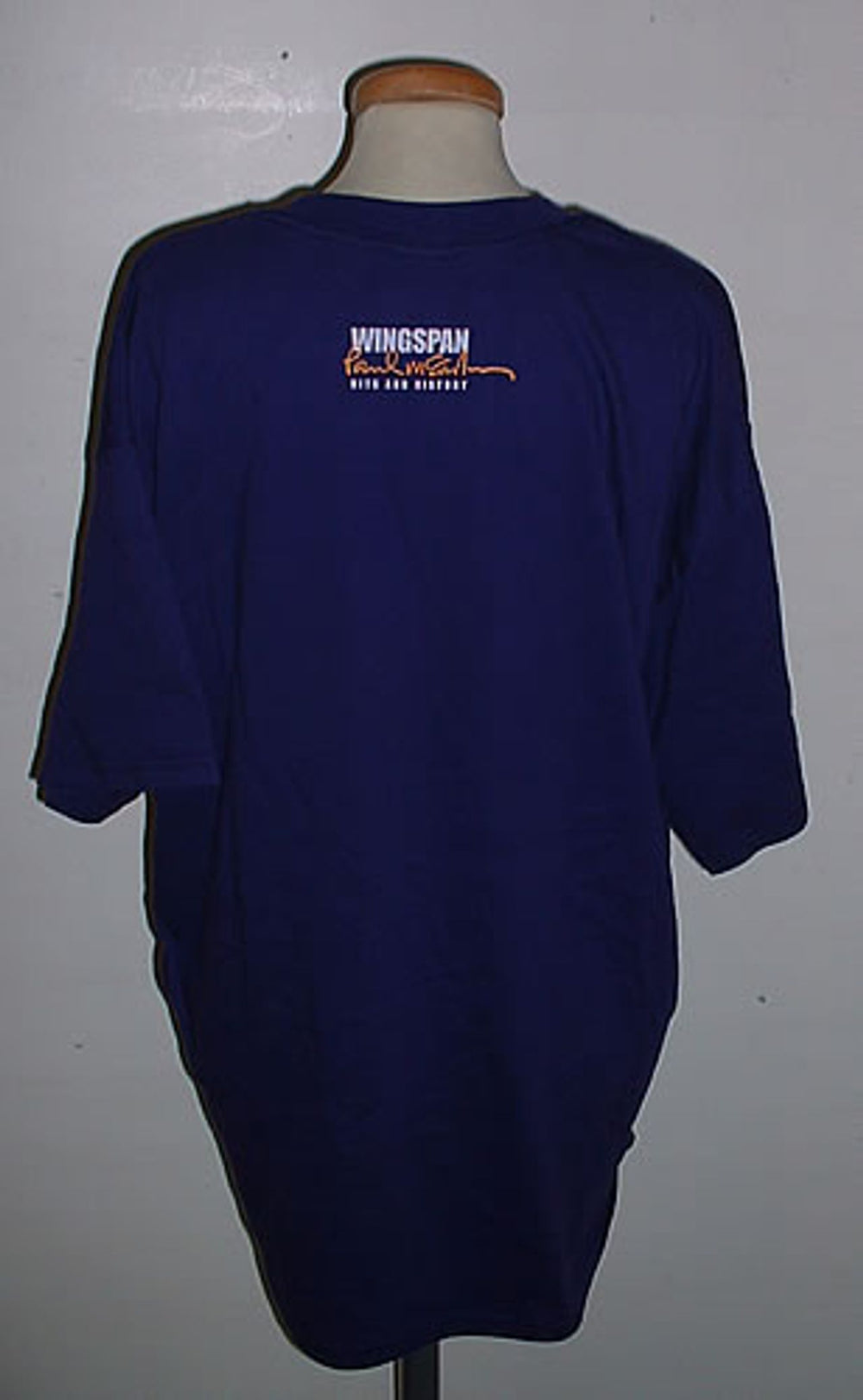 Paul McCartney and Wings Wingspan - purple XL UK Promo t-shirt MCCTSWI188693