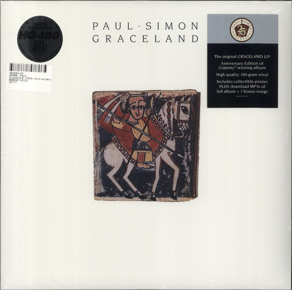 Paul Simon Graceland - 180gm - Sealed US vinyl LP album (LP record) 88691914721