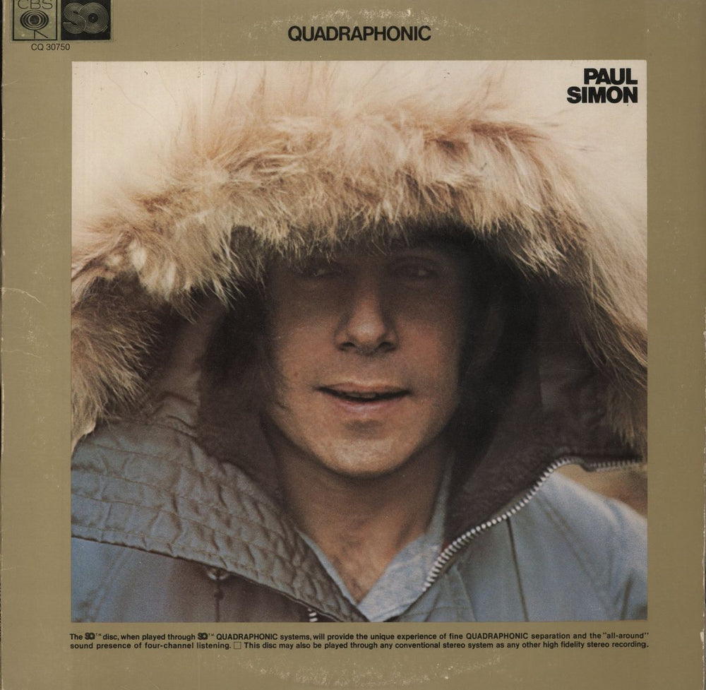 Paul Simon Paul Simon - Quad US vinyl LP album (LP record) CQ30750