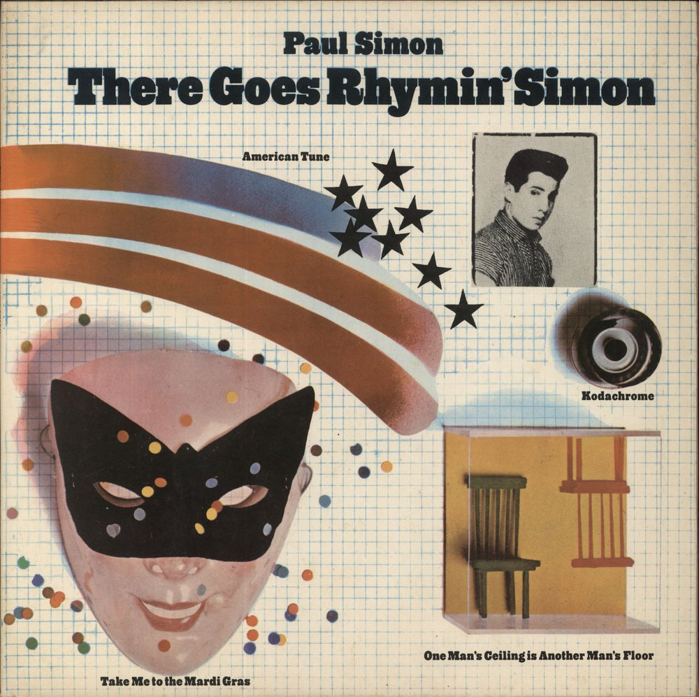 Paul Simon There Goes Rhymin' Simon New Zealand vinyl LP album (LP record) SBP474120