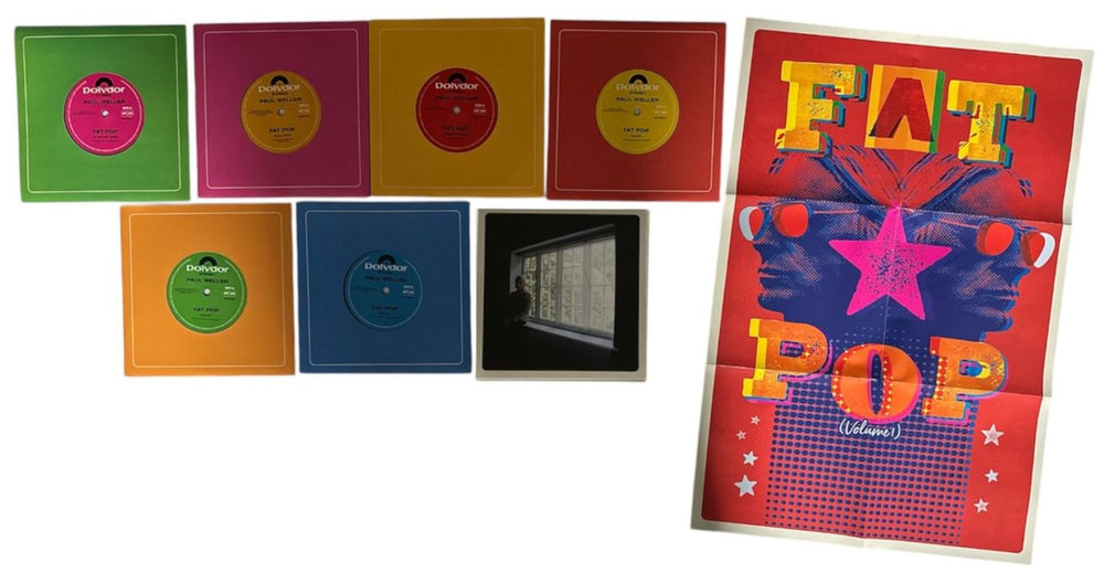 Paul Weller Fat Pop - 6 x 7-inch Box Set UK 7" single box set WEL7XFA878984