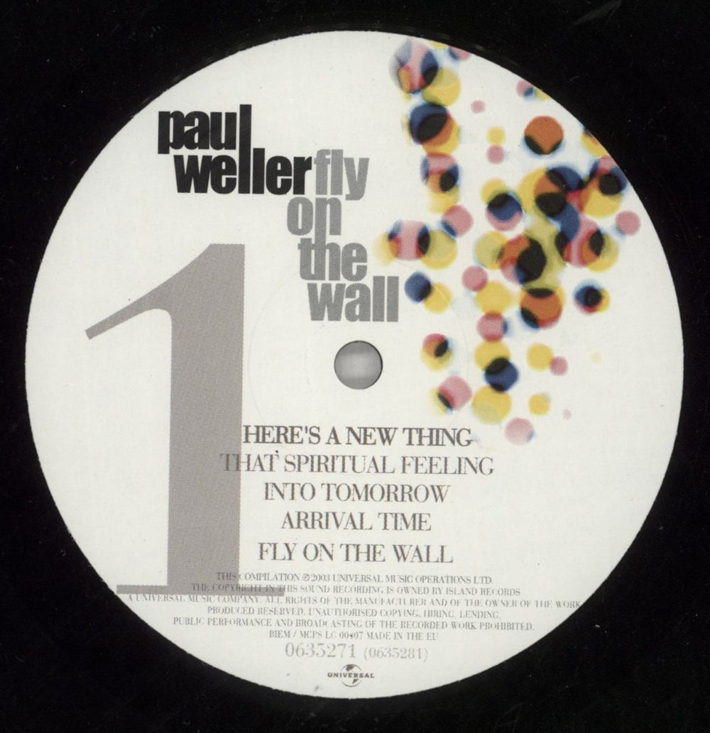 Paul Weller Fly On The Wall + Hype Sticker UK 3-LP vinyl record set (Triple LP Album) WEL3LFL782913