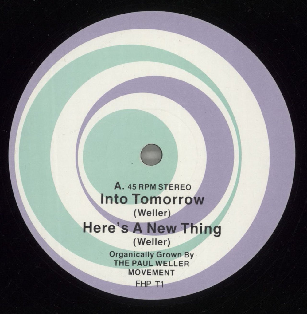 Paul Weller Into Tomorrow - VG UK 12" vinyl single (12 inch record / Maxi-single) WEL12IN879978