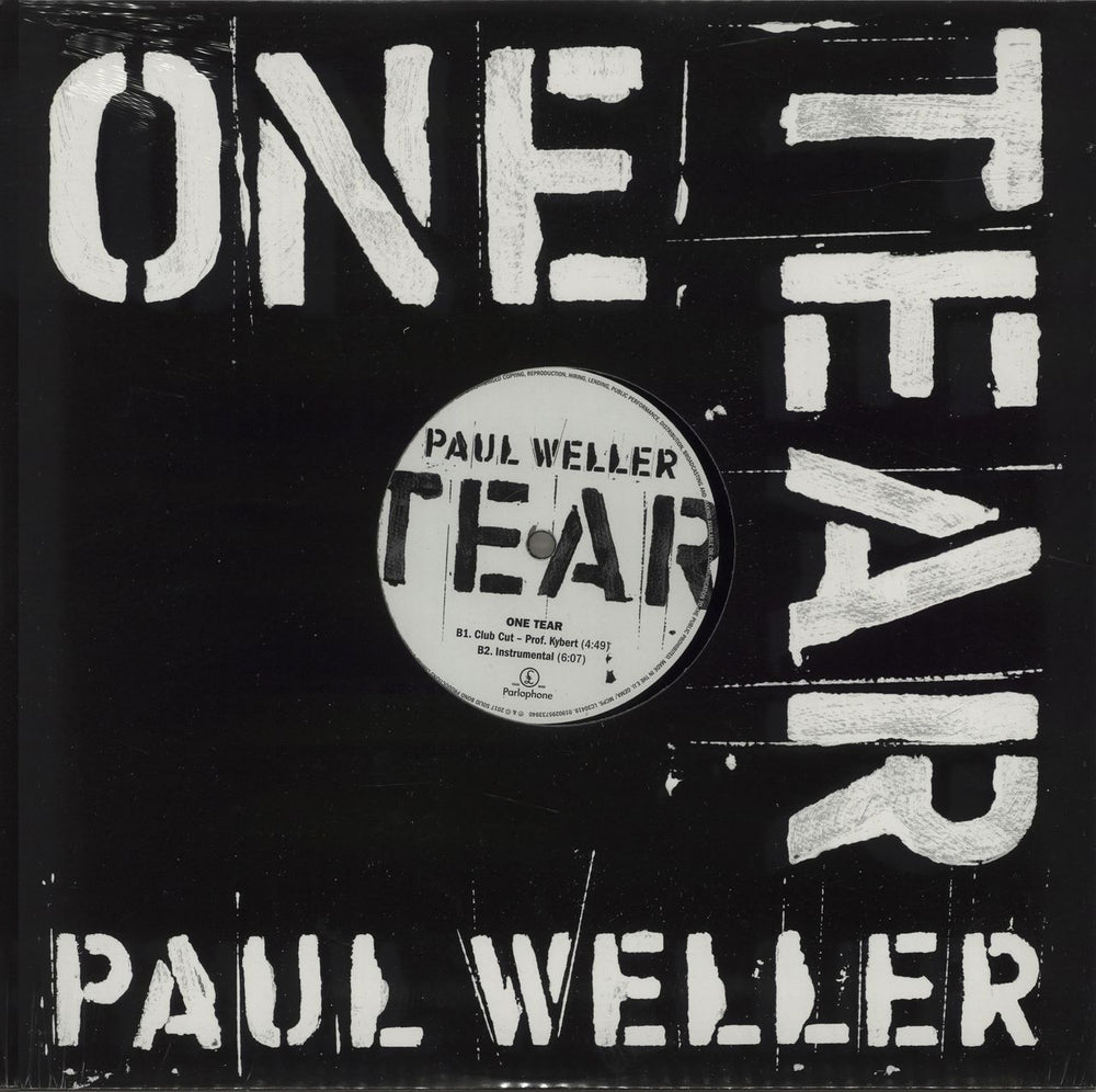 Paul Weller One Tear - Sealed UK 12" vinyl single (12 inch record / Maxi-single) 0190295733940