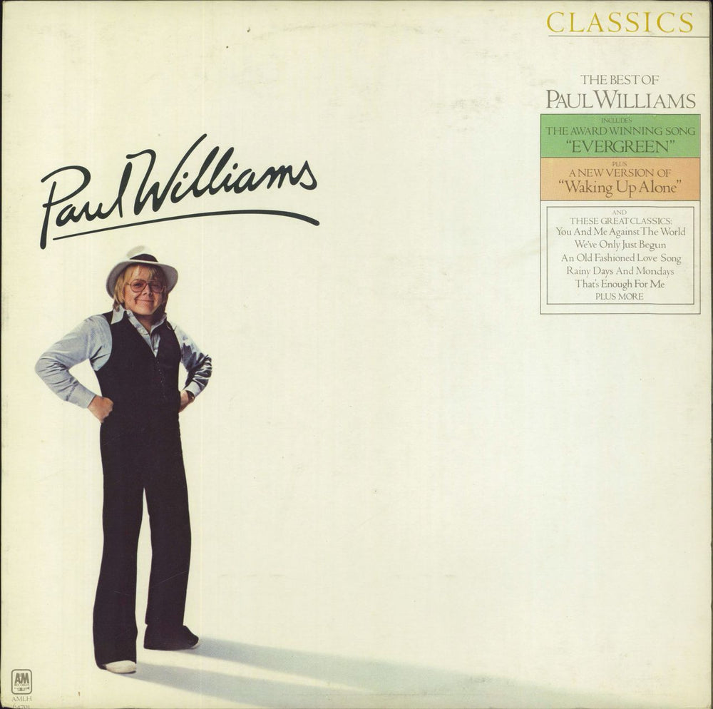 Paul Williams (US) Classics UK vinyl LP album (LP record) AMLH64701