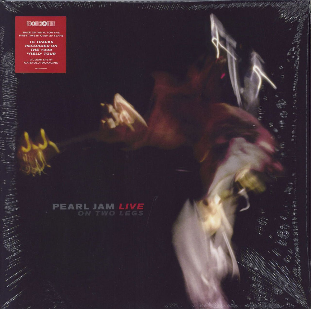 Pearl Jam Live On Two Legs - Crystal Clear Vinyl - Sealed UK 2-LP vinyl record set (Double LP Album) 19439952191