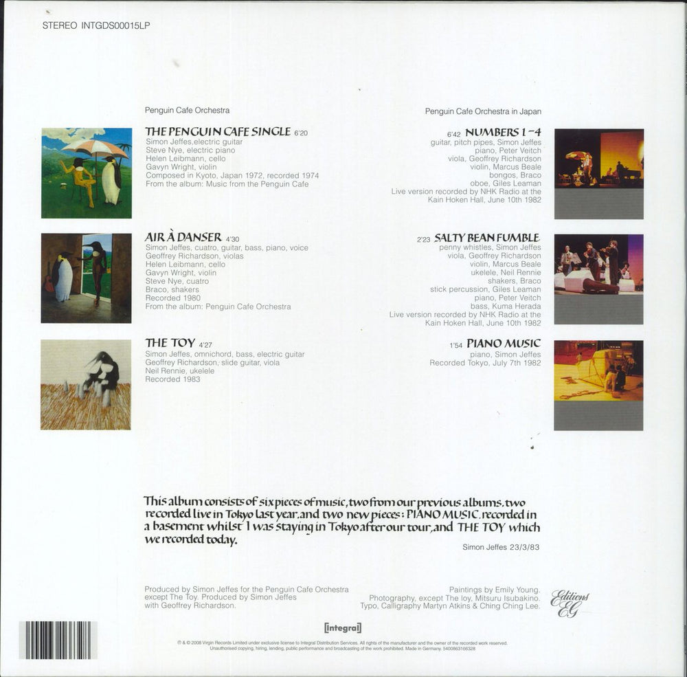 Penguin Cafe Orchestra The Penguin Cafe Orchestra Mini Album - Red Vinyl UK vinyl LP album (LP record) 5400863166328