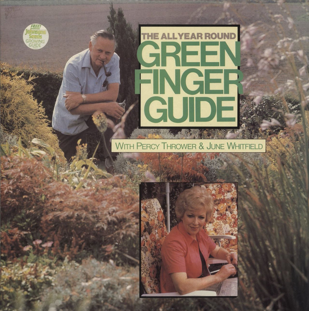 Percy Thrower All Year Round-Green Finger Guide UK vinyl LP album (LP record) LEG10