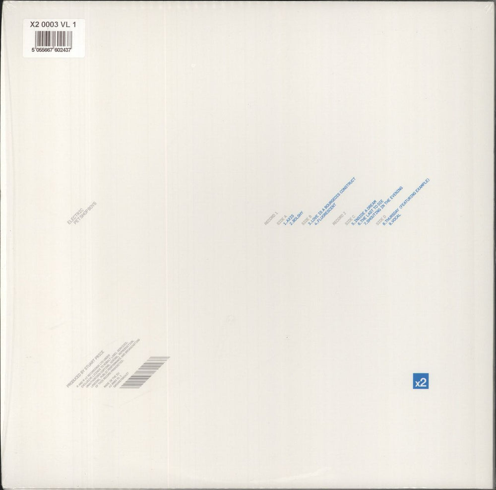 Pet Shop Boys Electric - Shrink UK 2-LP vinyl record set (Double LP Album) 5055667602437