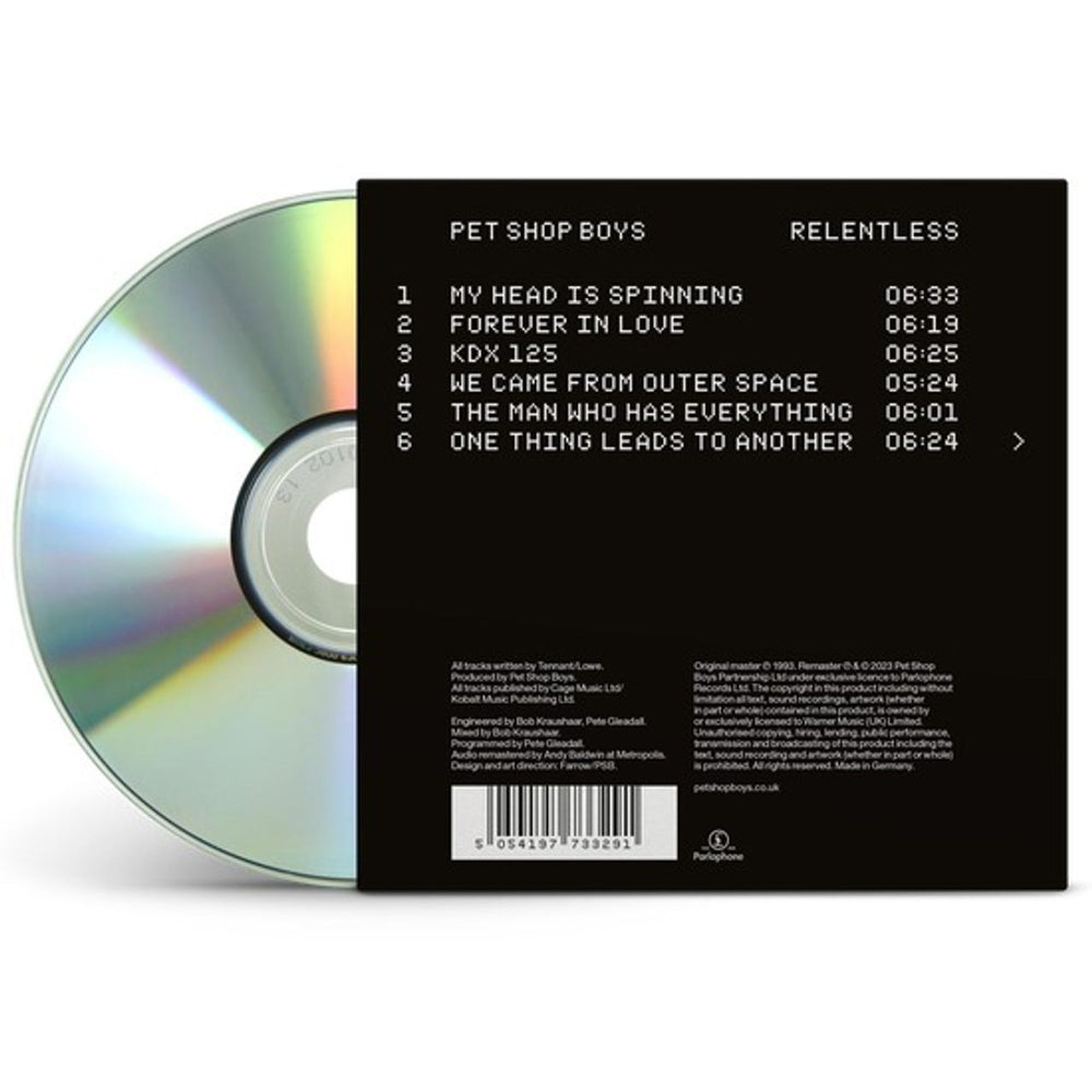 Pet Shop Boys Relentless - Sealed UK CD album (CDLP) 5054197733291