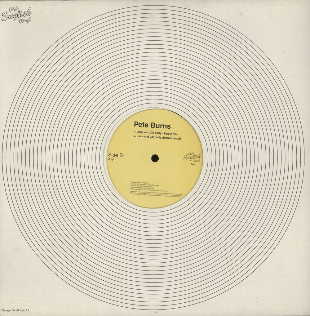 Pete Burns Jack And Jill Party UK 12" vinyl single (12 inch record / Maxi-single) 9991202046181