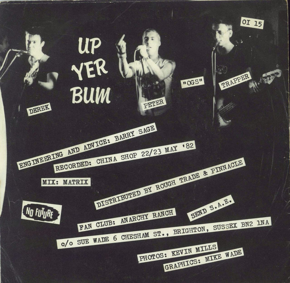 Peter & The Test Tube Babies Run Like Hell UK 7" vinyl single (7 inch record / 45)