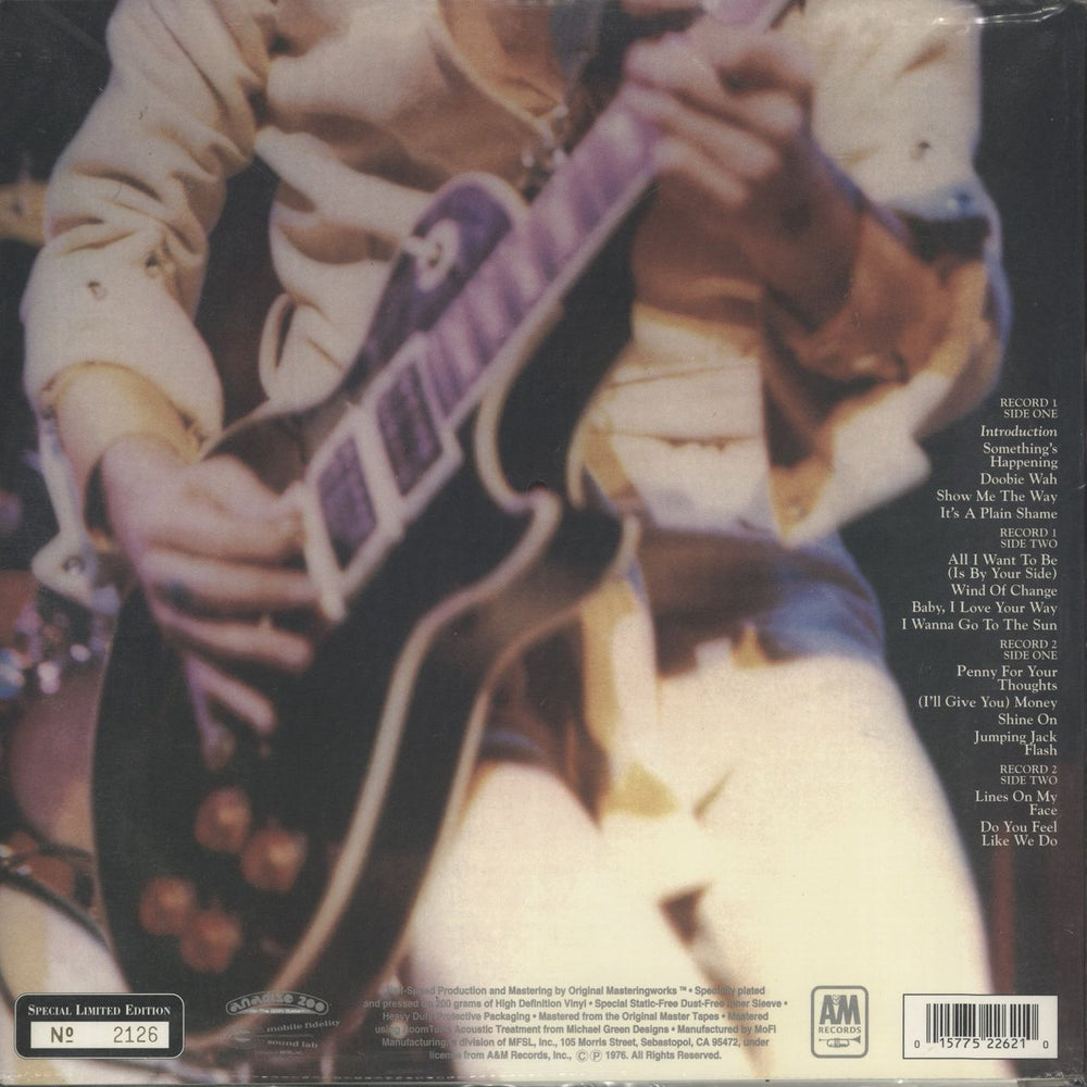 Peter Frampton Frampton Comes Alive - 200g - Sealed UK 2-LP vinyl record set (Double LP Album) 015775226210