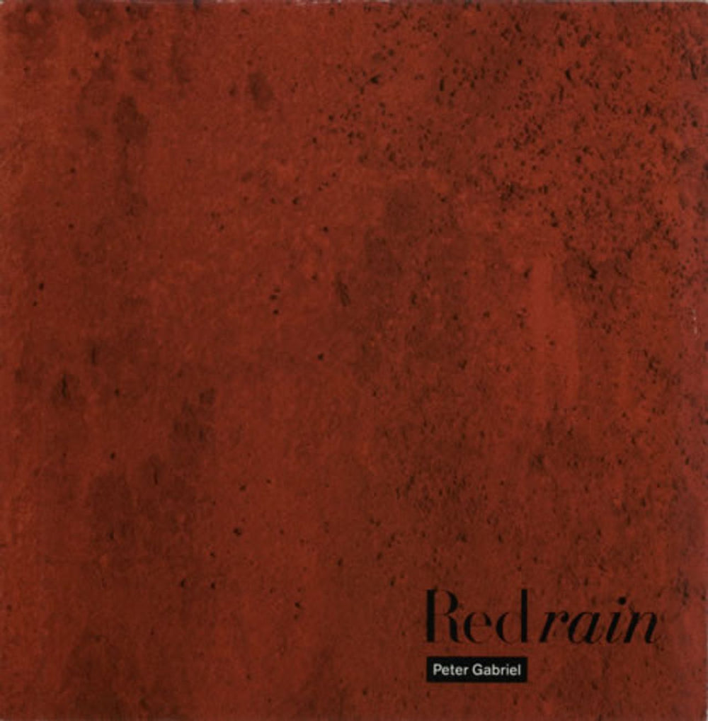 Peter Gabriel Red Rain UK 12" vinyl single (12 inch record / Maxi-single) PGS412