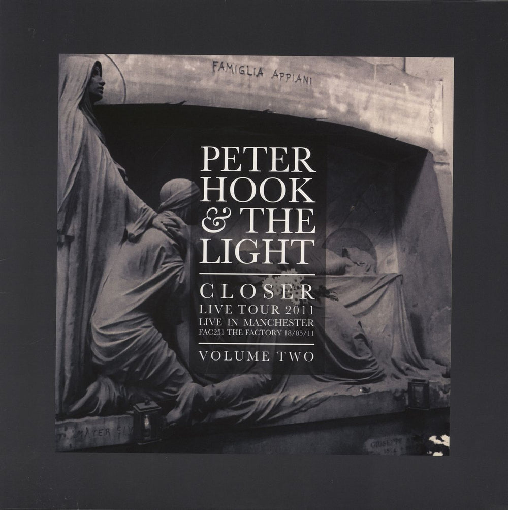 Peter Hook Closer Live Tour 2011 Live In Manchester Volume Two - Grey Vinyl UK vinyl LP album (LP record) LETV548LP