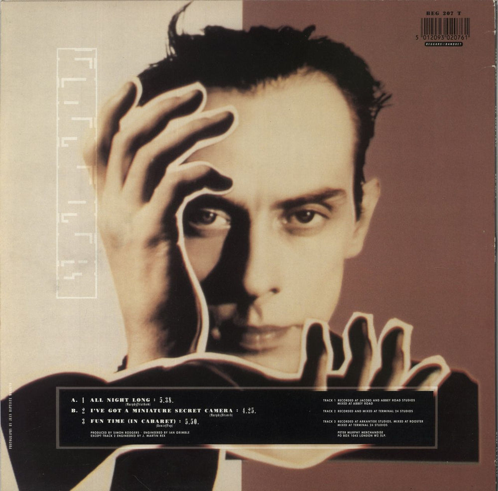 Peter Murphy All Night Long UK 12" vinyl single (12 inch record / Maxi-single) PEM12AL97698