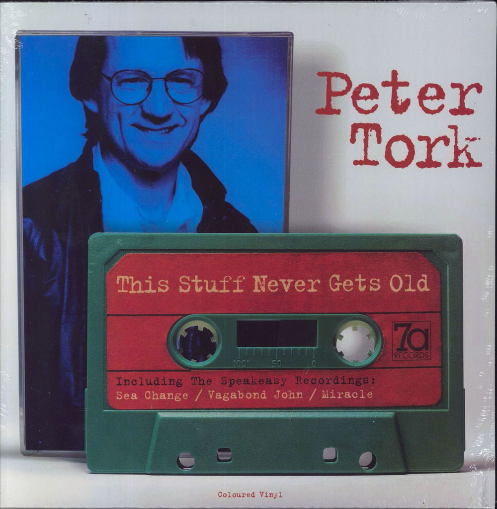 Peter Tork This Stuff Never Gets Old - Blue Vinyl UK 10" vinyl single (10 inch record) 7A047EP