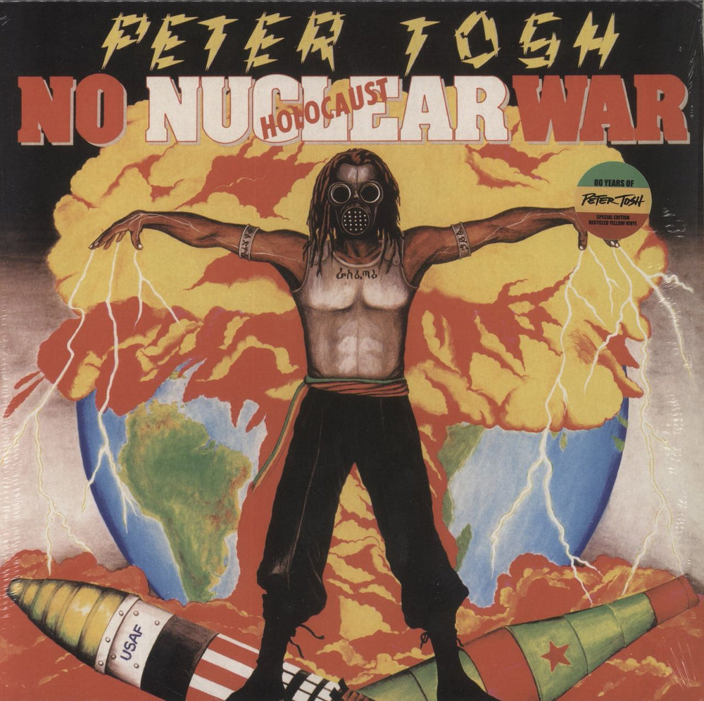 Peter Tosh No Nuclear War - Recycled Yellow - Sealed UK vinyl LP album (LP record) 5021732442604