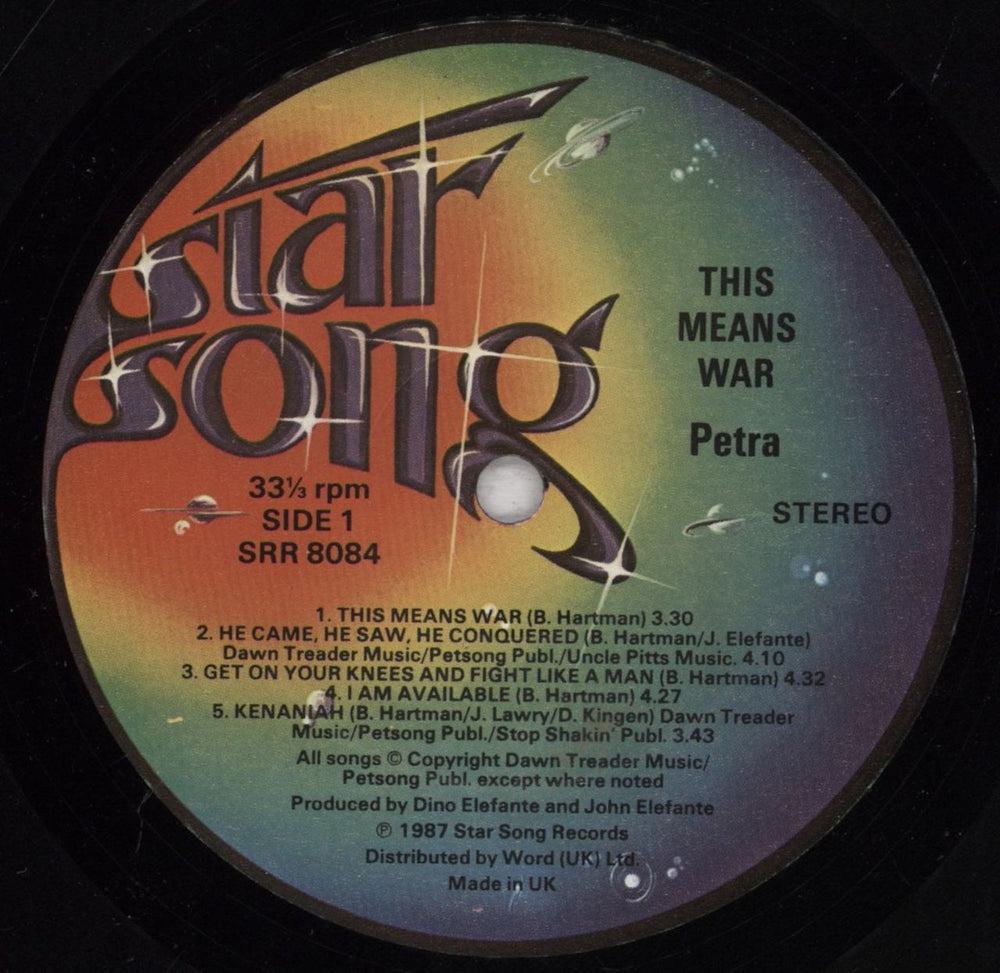 Petra This Means War! UK vinyl LP album (LP record) QE6LPTH655602