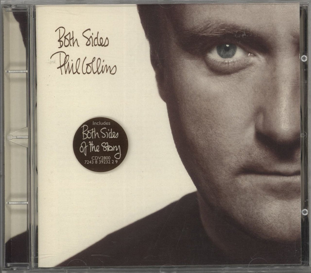 Phil Collins Both Sides UK CD album (CDLP) CDV2800