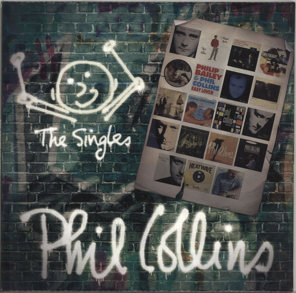 Phil Collins The Singles - Black Vinyl - Sealed UK 2-LP vinyl record set (Double LP Album) 603497860272