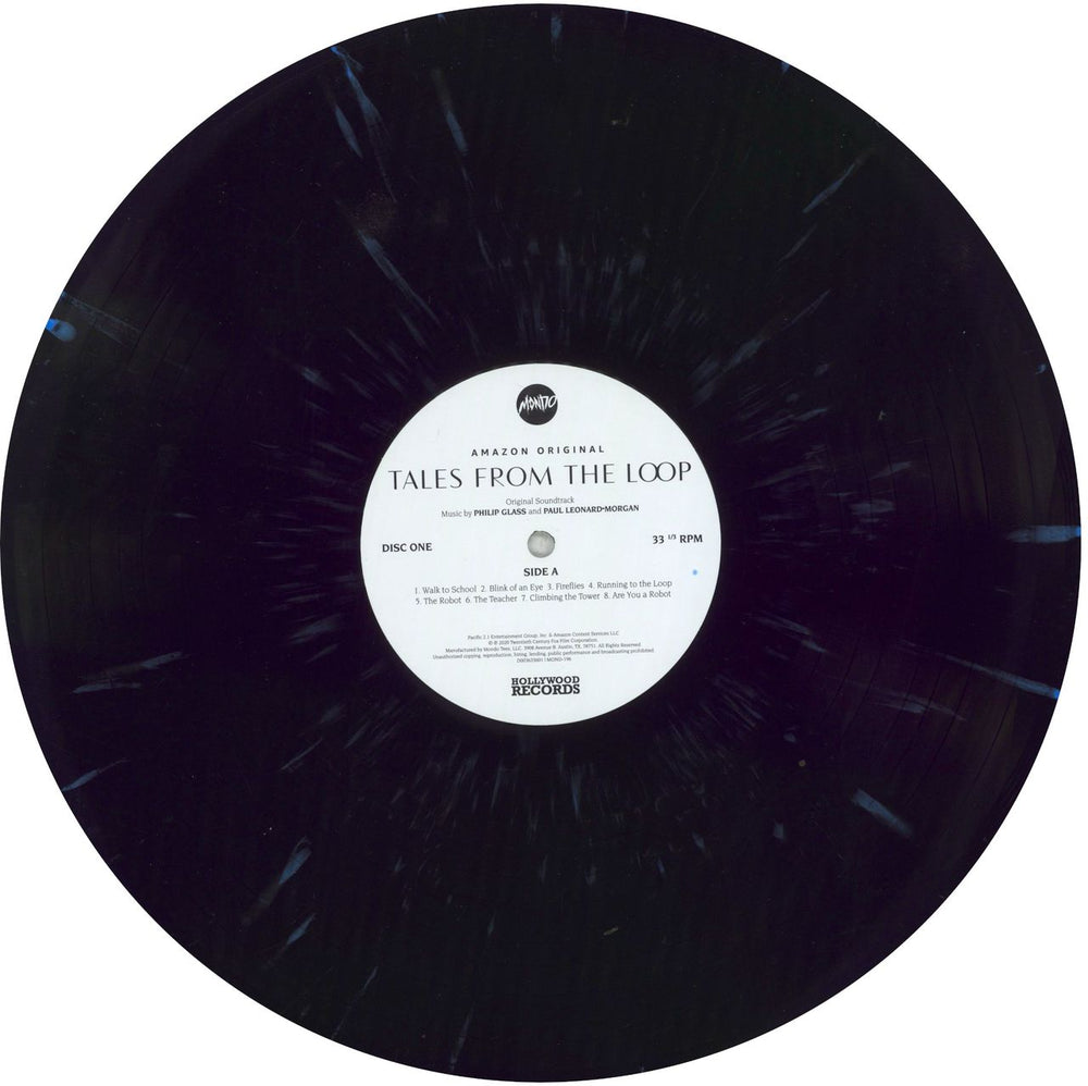 Philip Glass Tales From The Loop [Original Soundtrack] - Black w/ Blue Splatter & Gold w/ Black Splatter Vinyl US 2-LP vinyl record set (Double LP Album) PLG2LTA856911
