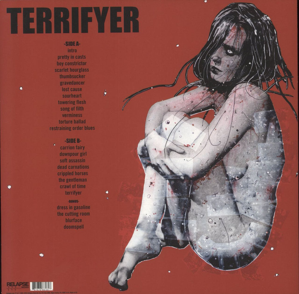 Pig Destroyer Terrifyer US vinyl LP album (LP record) 781676661817