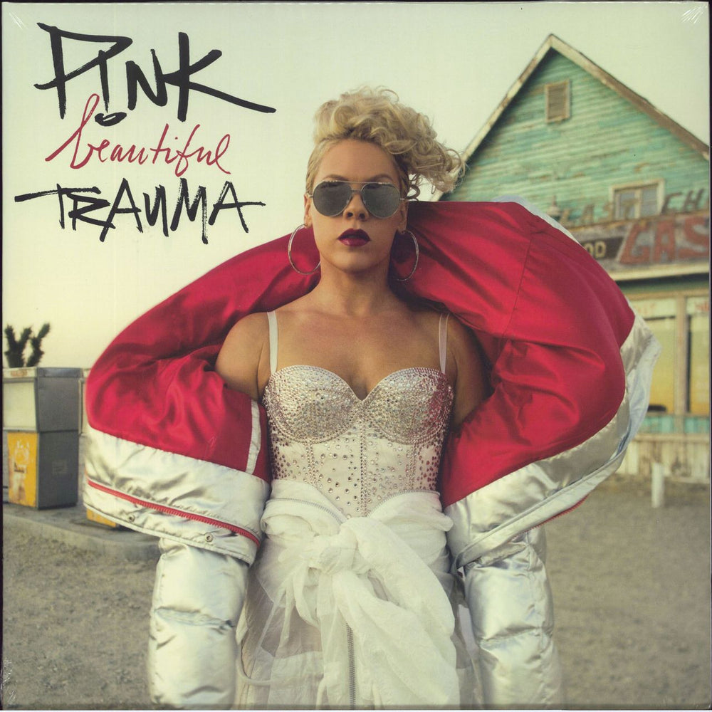 Pink Beautiful Trauma - Sealed UK 2-LP vinyl record set (Double LP Album) 88985-47469-1