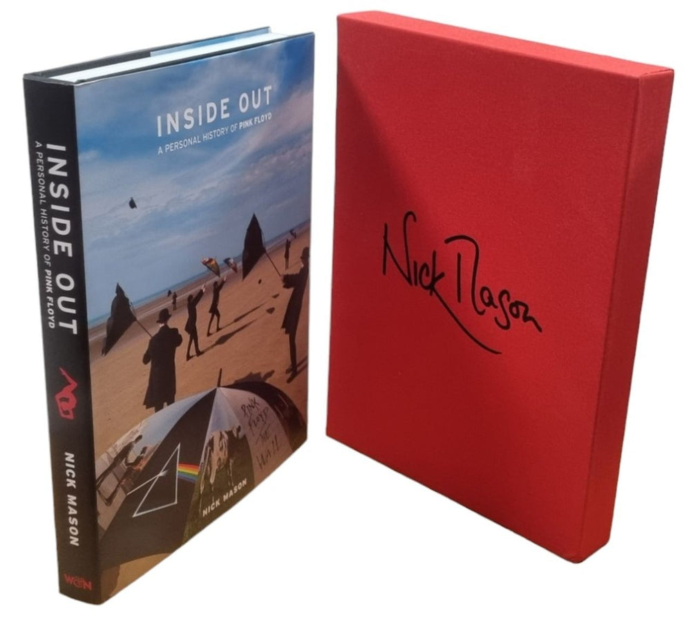 Pink Floyd Inside Out - Autographed by Nick Mason + Slipcase UK book PINBKIN838194