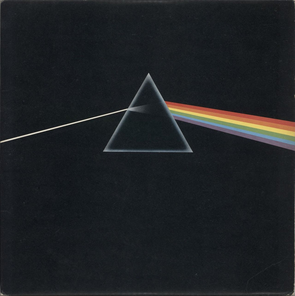 Pink Floyd The Dark Side Of The Moon - 1st - Complete - VG UK vinyl LP album (LP record) SHVL804
