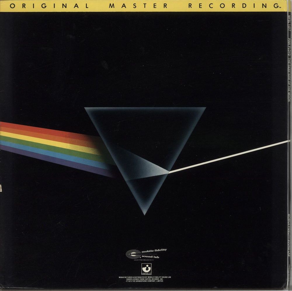 Pink Floyd The Dark Side Of The Moon - 2nd - Stickered outer bag US vinyl LP album (LP record)