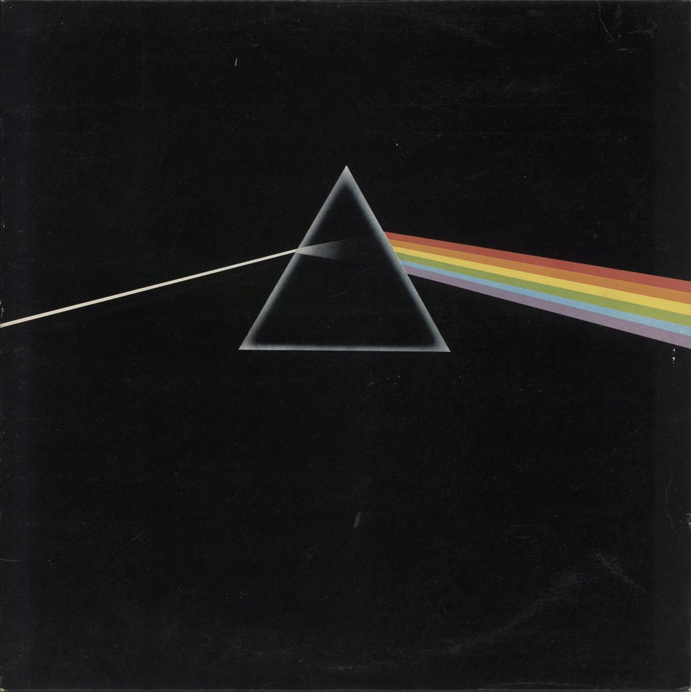 Pink Floyd The Dark Side Of The Moon - 5th + Stickers - EX UK vinyl LP album (LP record) SHVL804
