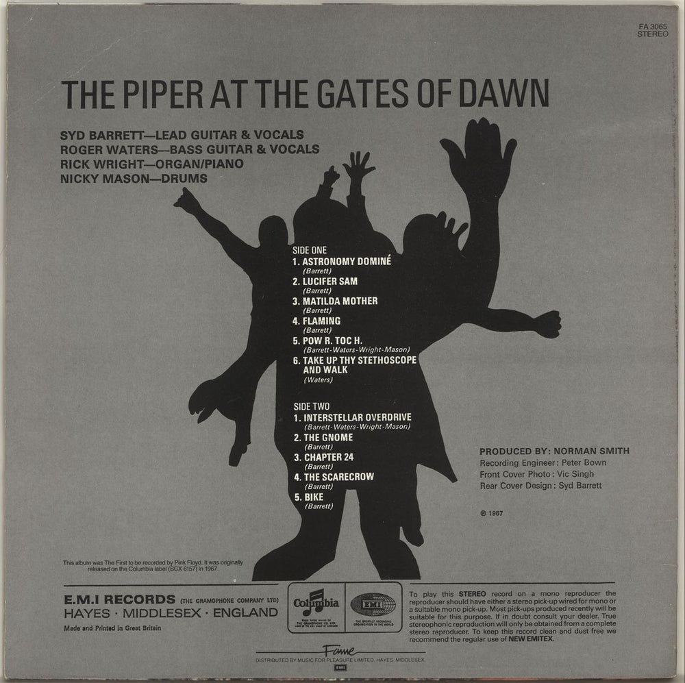 Pink Floyd The Piper At The Gates Of Dawn - EX UK vinyl LP album (LP record)