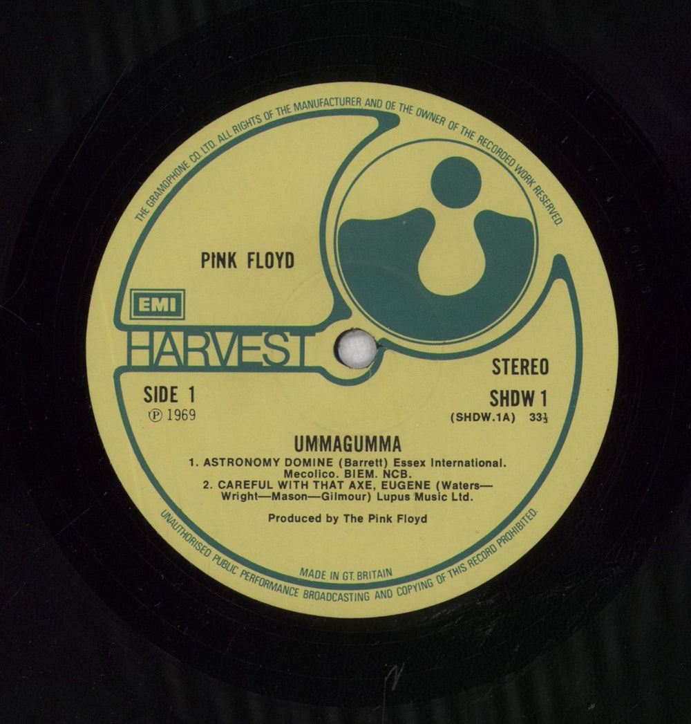 Pink Floyd Ummagumma - 2nd UK 2-LP vinyl record set (Double LP Album)