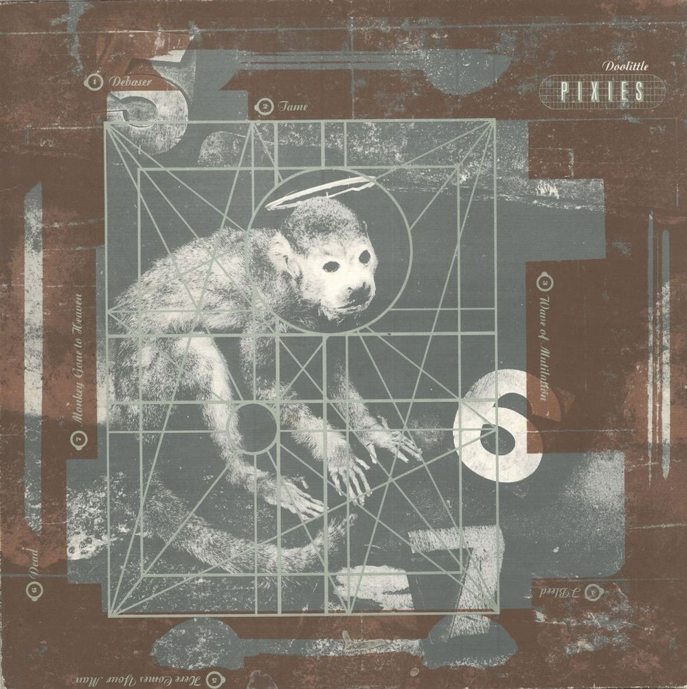 Pixies Doolittle + Booklet - EX UK vinyl LP album (LP record) CAD905