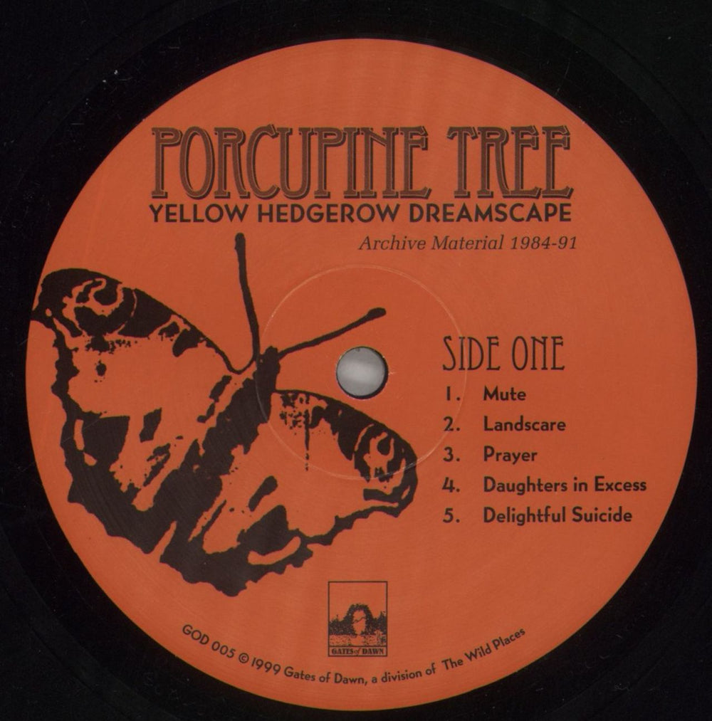Porcupine Tree Yellow Hedgerow Dreamscape Archive Material 1984-91 US 2-LP vinyl record set (Double LP Album) PCU2LYE859815