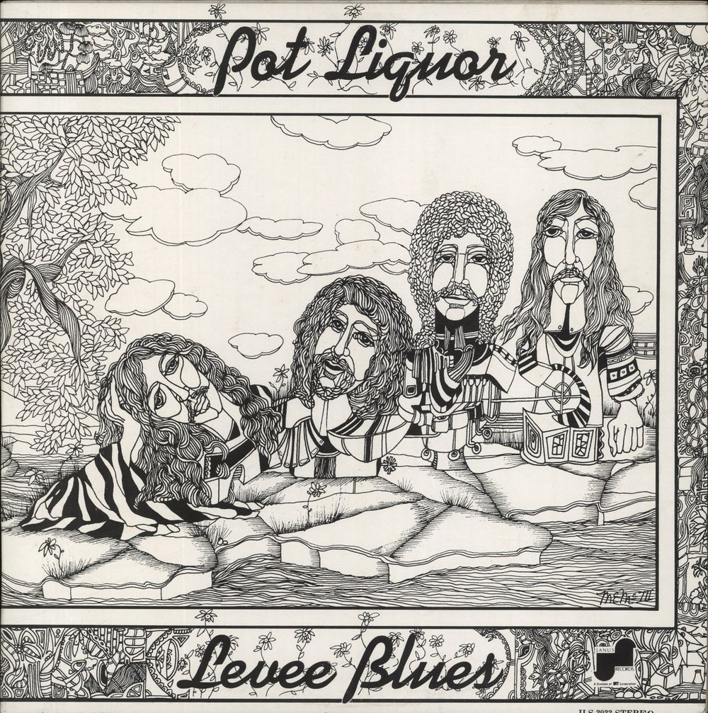 Pot Liquor Levee Blues Australian vinyl LP album (LP record) JLS-3033